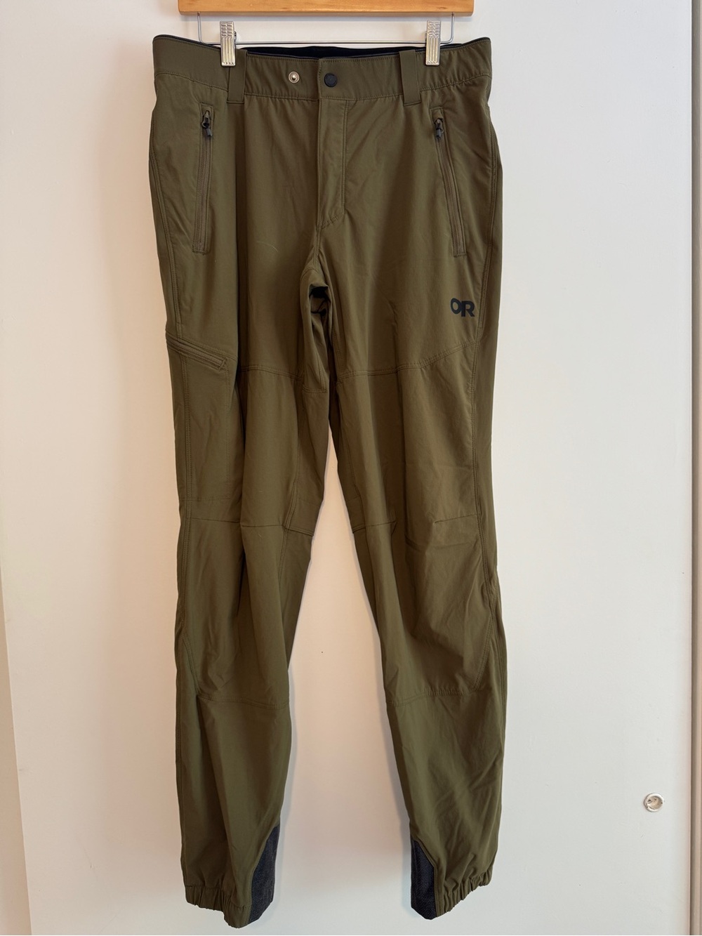 Outdoor Research Men's Cirque Lite Olive Softshell Pants